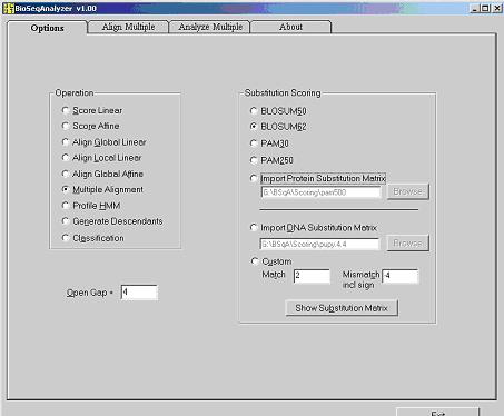 Align and analyze DNA and protein sequences with user-friendly Windows interface